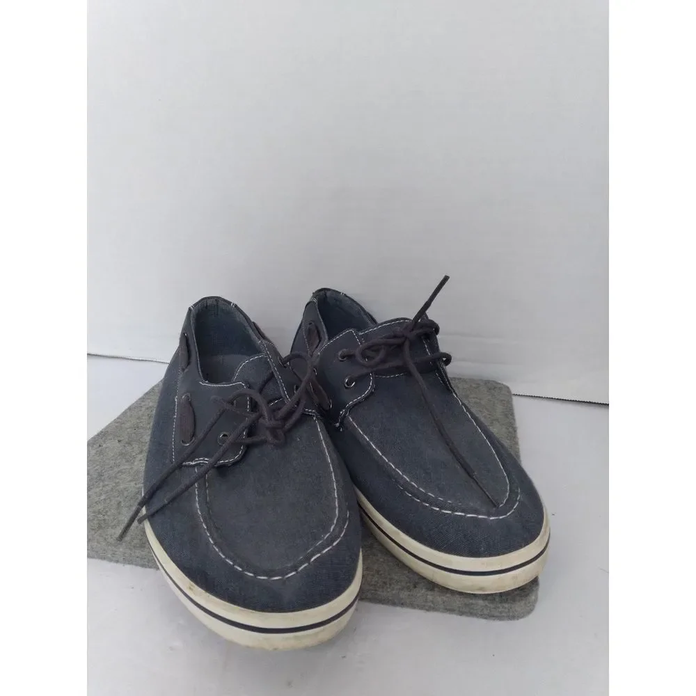 Mossimo Supply Co. Denim Boat Shoes Casual‎ Loafers Comfort Size?